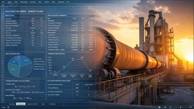 How to Calculate Kiln Heat Balance in Cement Plant