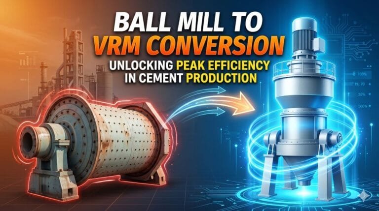Ball mill to VRM conversion