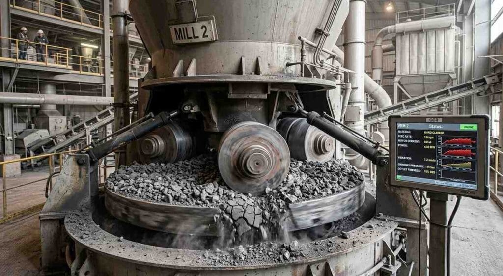 Common Causes of Vibration in Vertical Roller Mills (VRM) 12 Hard Feed Material