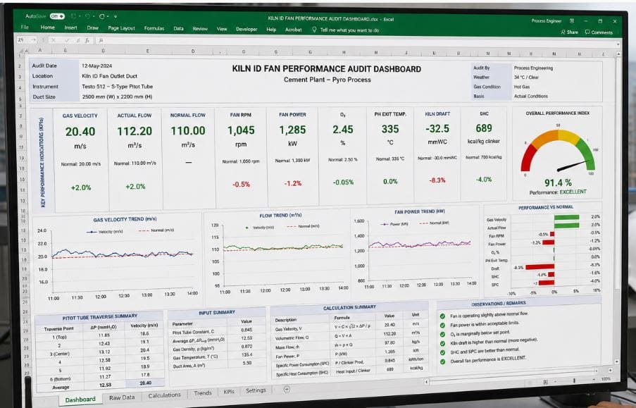 Industrial office monitoring system in action