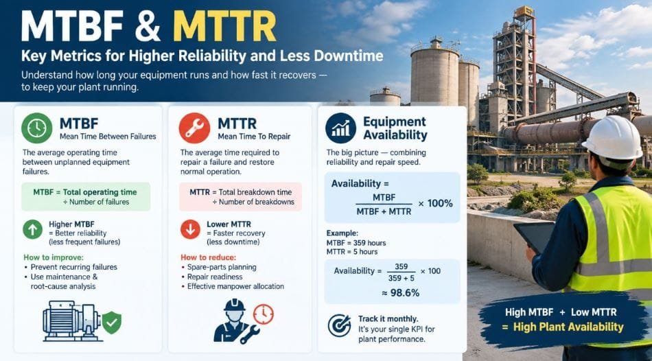 MTBF and MTTR: How to Improve Equipment Reliability & Reduce Downtime 1 MTBF vs MTTR: How to Improve Equipment Reliability & Reduce Downtime