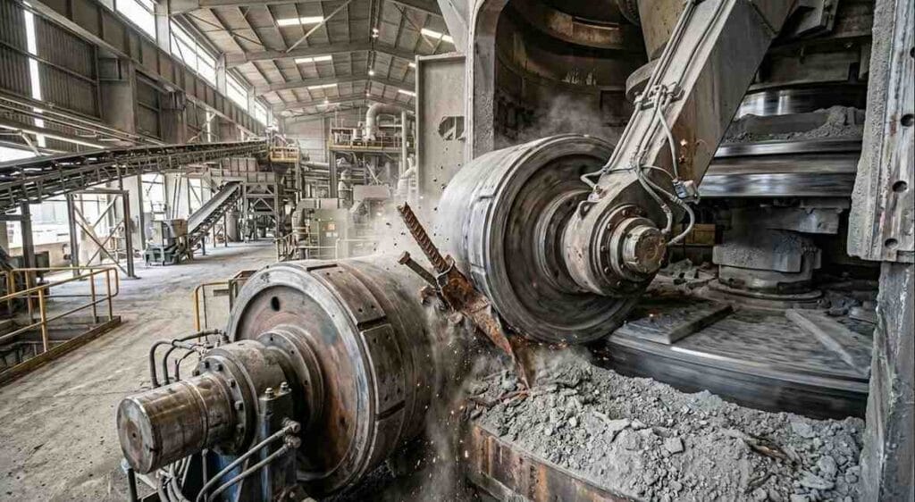 Common Causes of Vibration in Vertical Roller Mills (VRM) 8 Tramp Metal Entry