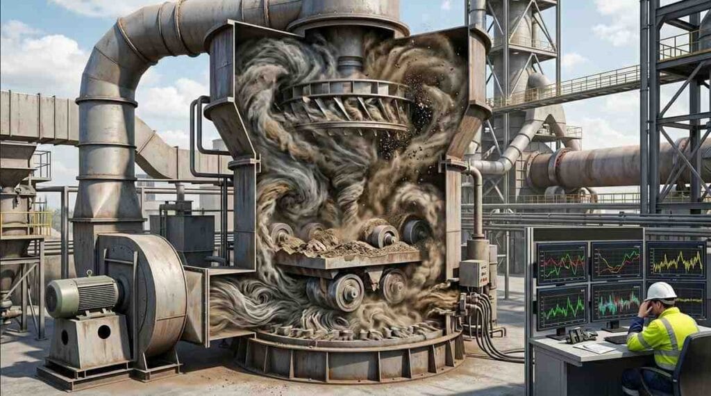Common Causes of Vibration in Vertical Roller Mills (VRM) 11 Mill Airflow Instability