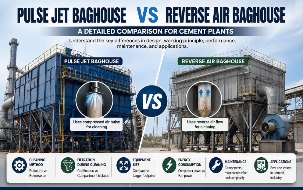 Pulse jet vs reverse air baghouses