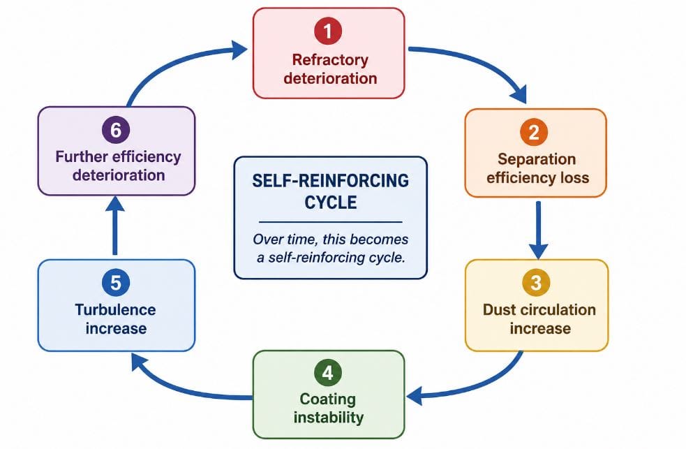 Self-reinforcing cycle process infographic