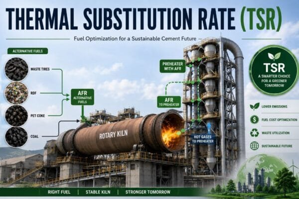 What is Thermal Substitution Rate (TSR) in Cement Plants?