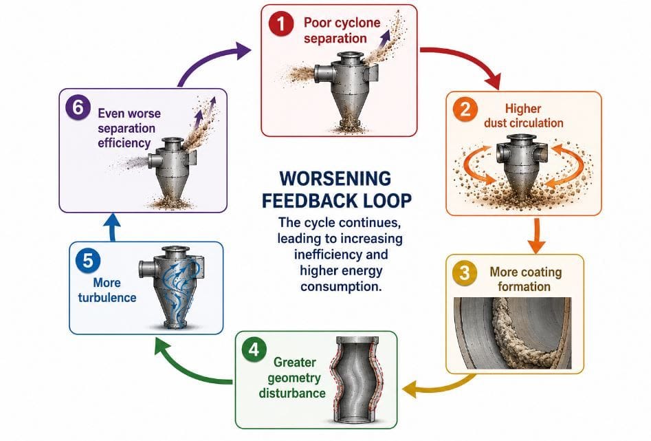 Worsening feedback loop diagram