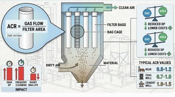 Air-to-Cloth Ratio
