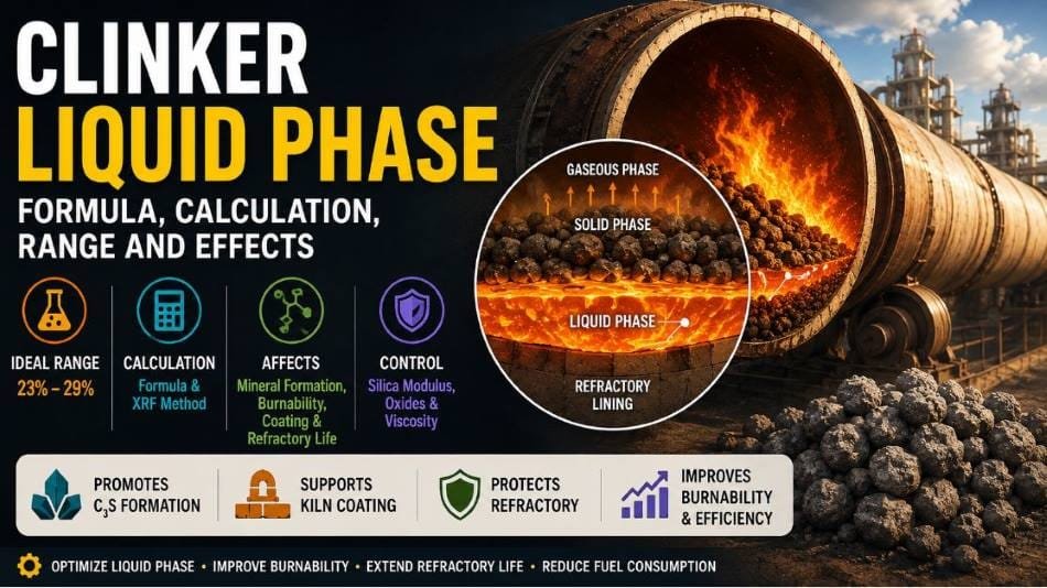 Cement Clinker Liquid Phase: How It’s Calculated & Why It Matters