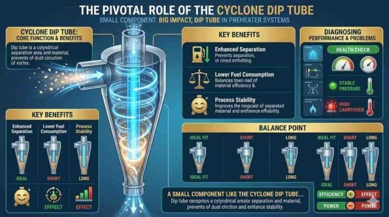 Cyclone Dip Tube Optimization: Improving Separation Efficiency and Reducing Pressure Drop