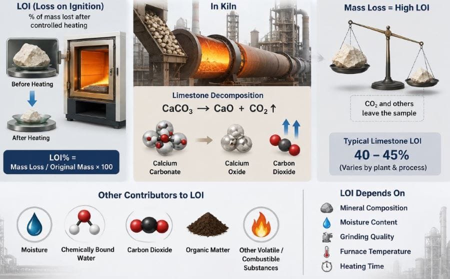 Loss on Ignition in Cement: Calculate Raw Mix Losses Accurately